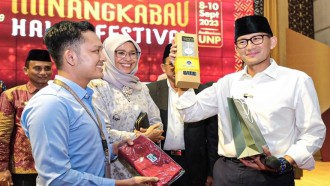 Hadir di Minangkabau Halal Festival, Sandiaga Harap Pelaku UMKM Terberdayakan