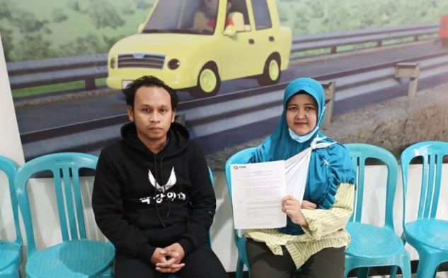 YPSSI Berikan Santunan kepada Penumpang Maxim di Semarang Lebih Dari Rp7 Juta