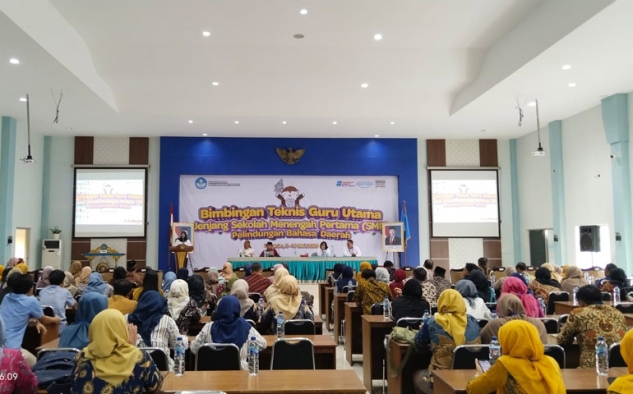 Balai Bahasa Provinsi Jawa Tengah Gelar Bimtek Guru Utama SMP Pelindungan Bahasa Daerah 